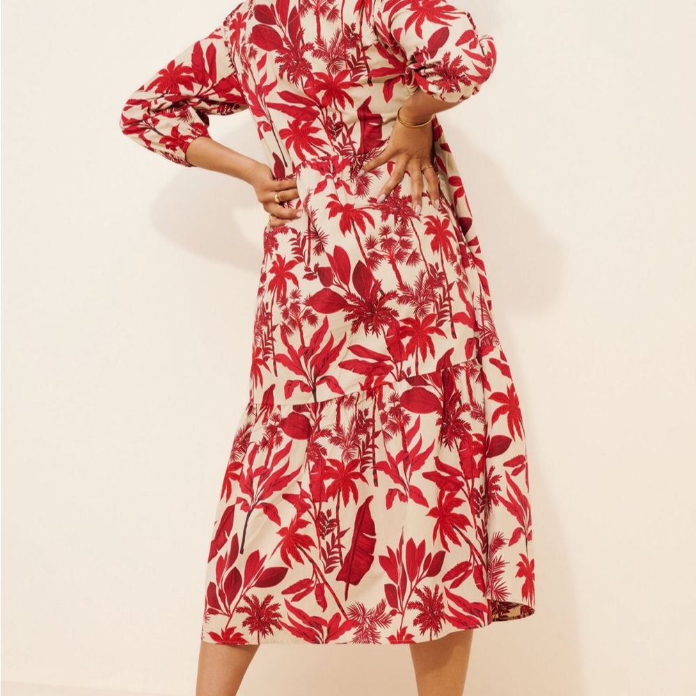 Anthropologie Maeve Bettina Tiered Dress - Picture 4 of 4